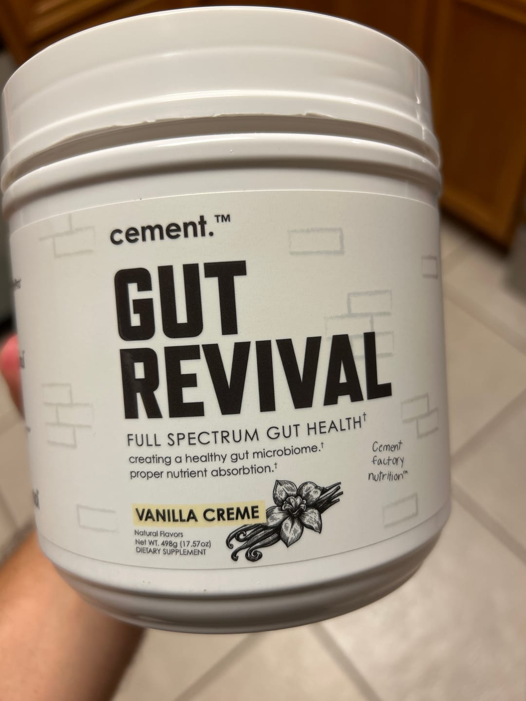 Customer photo review of Cement Factory GUT REVIVAL Gut Health Formula