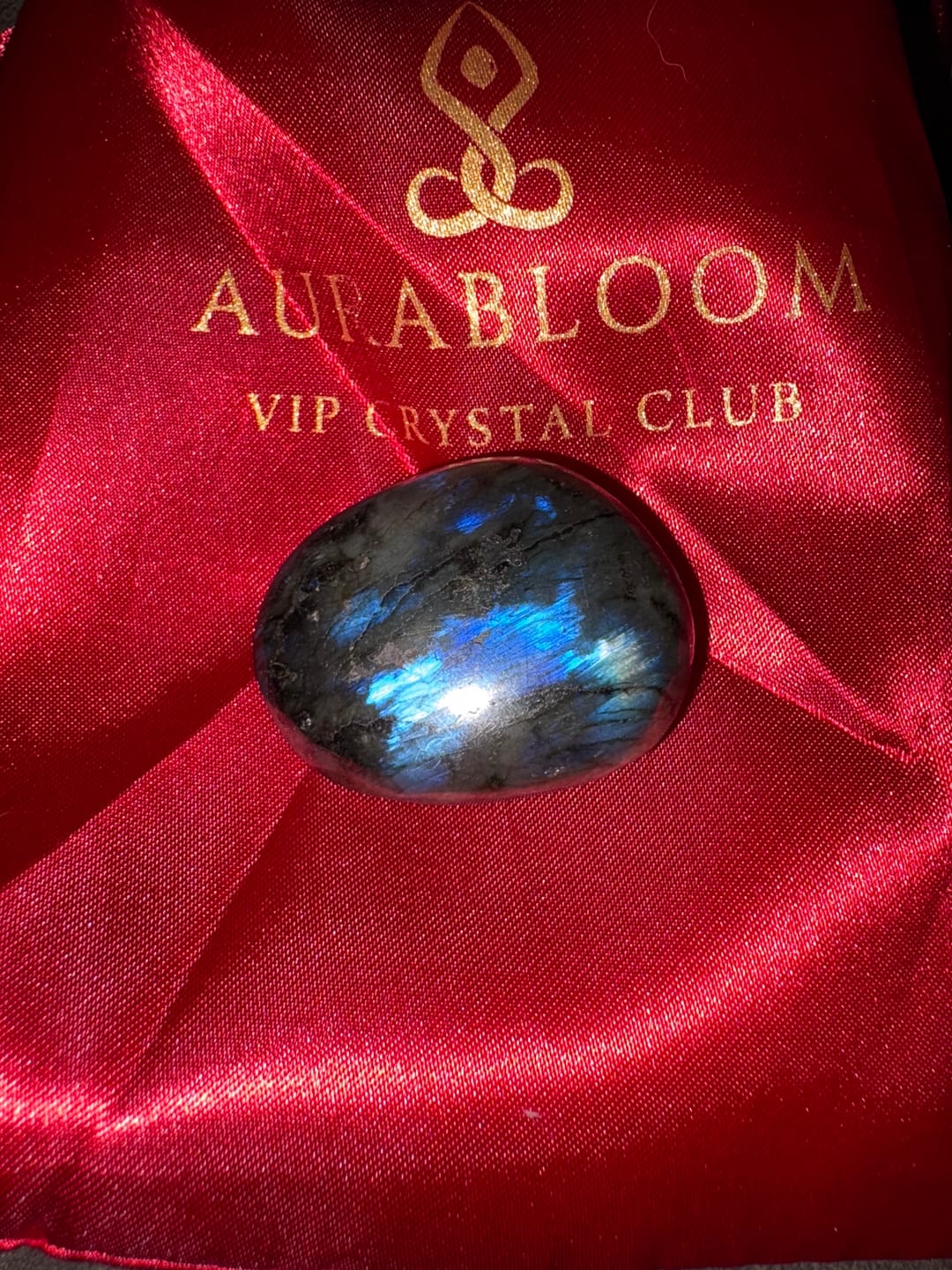 Customer photo review of Labradorite Pocket Stone