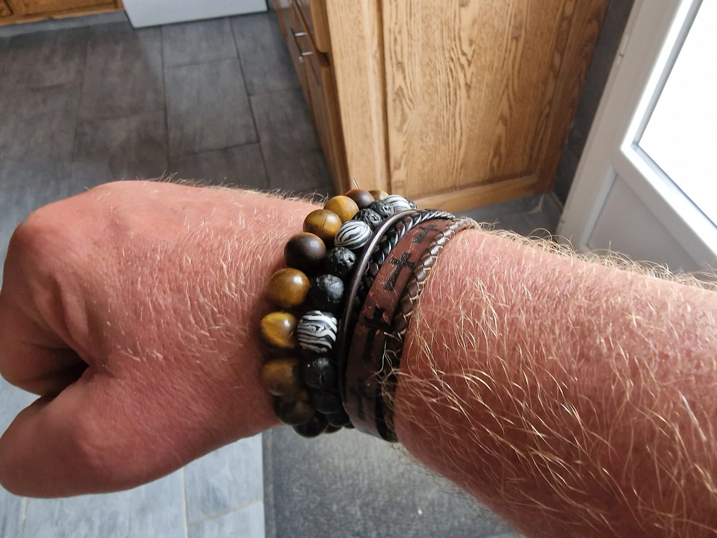 Customer photo review of Bracelet du Croisé Templier