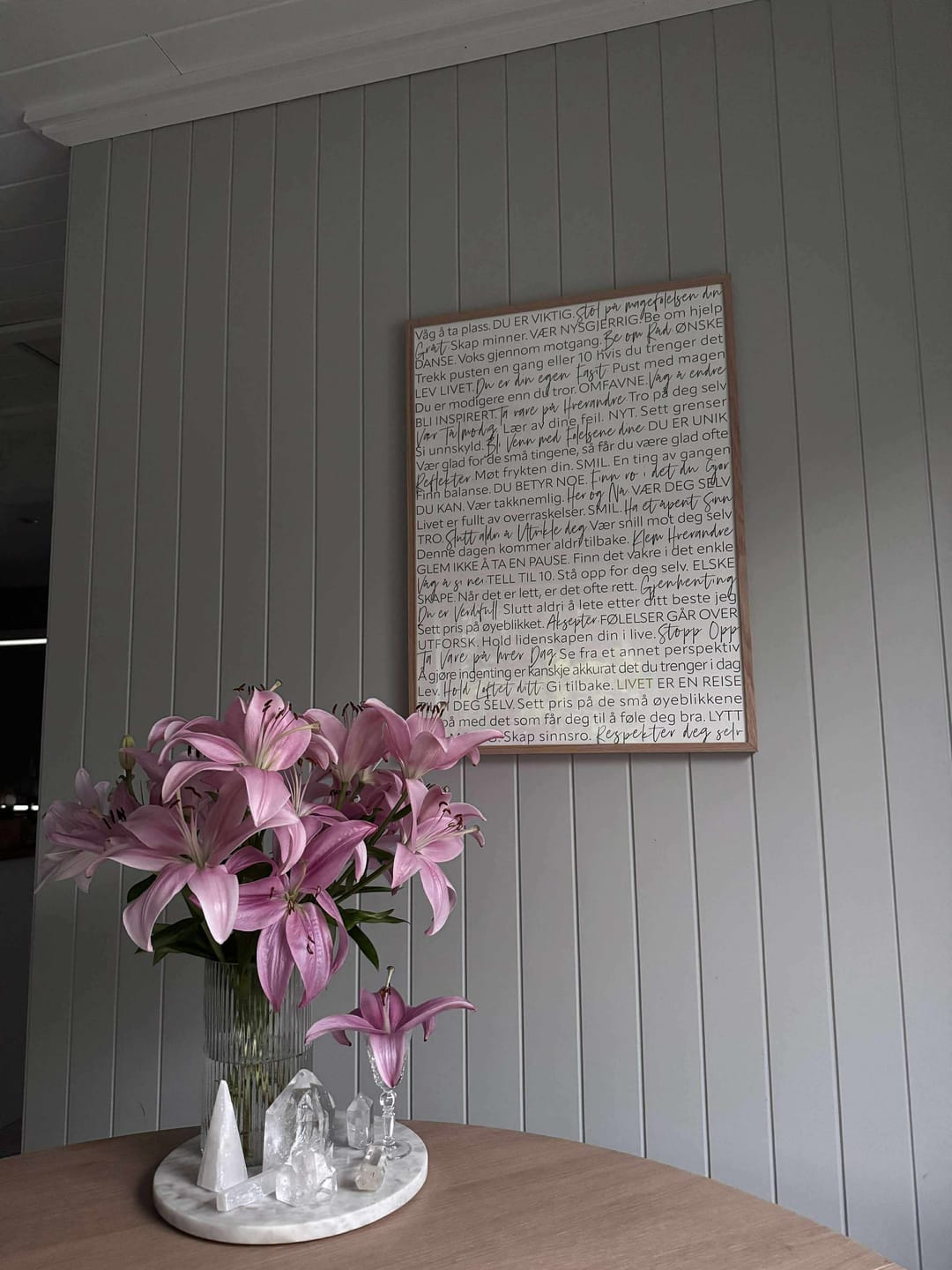 Customer photo review of Oak frame