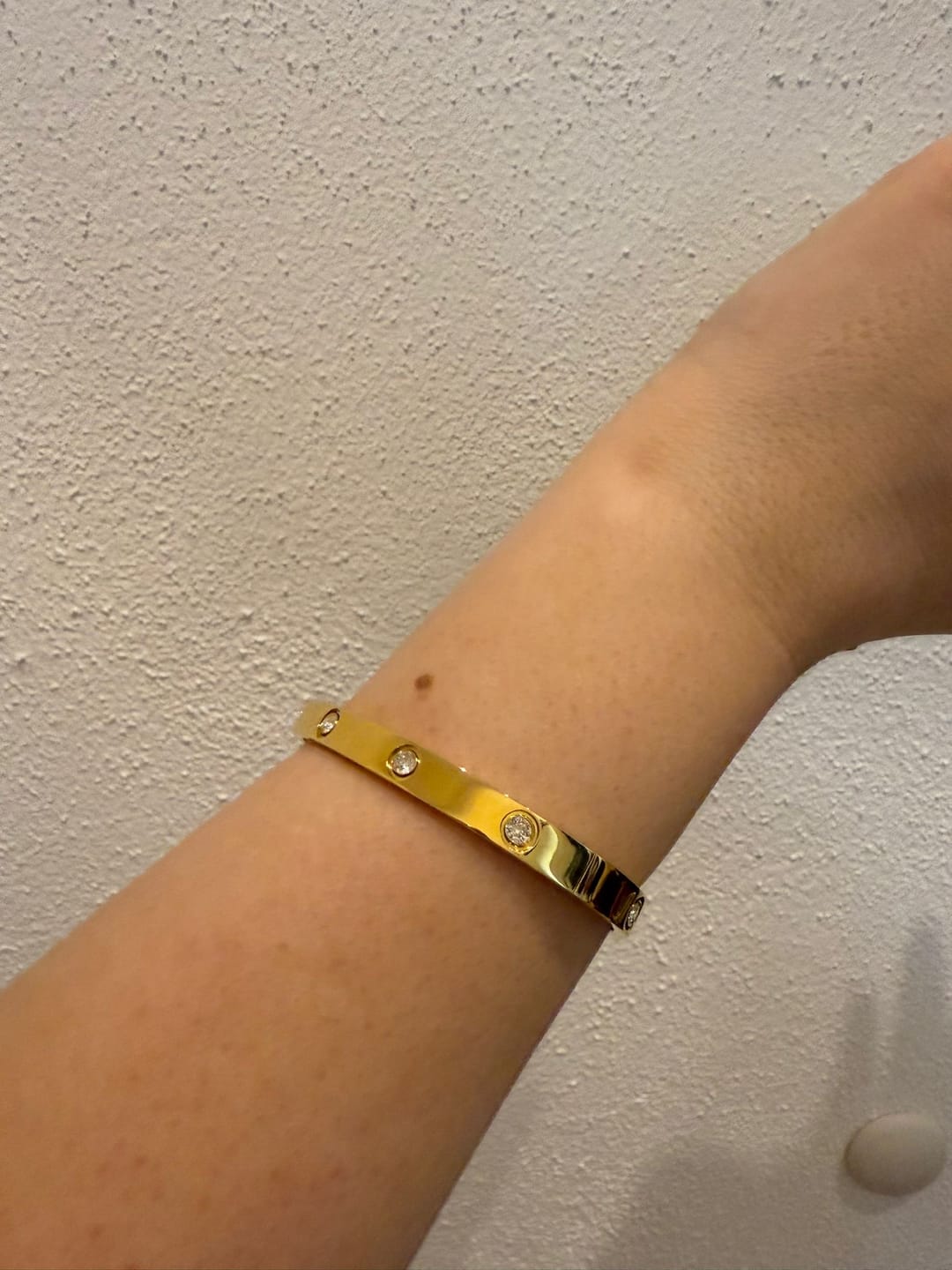 Customer photo review of Arianna Armreif | 18K vergoldet