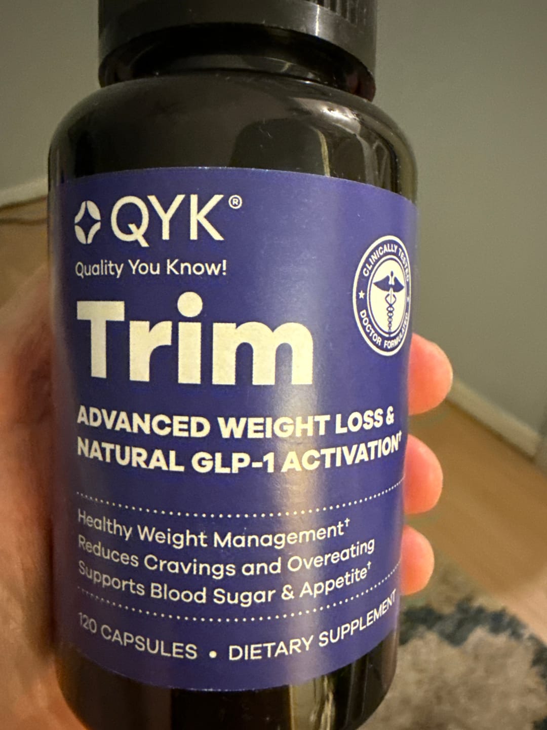 Customer photo review of QYK® Trim: Natural GLP-1 Activation & Weight Management