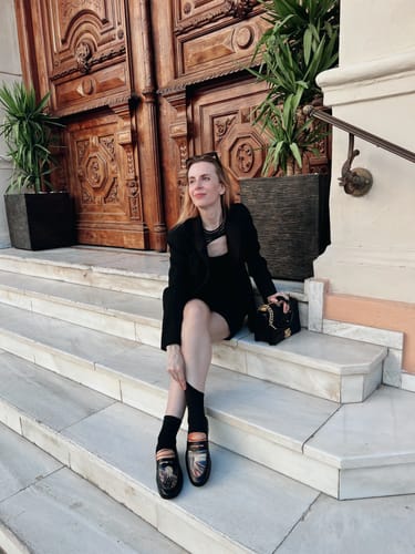 Customer photo review of The Scream, Edvard Munch Loafers