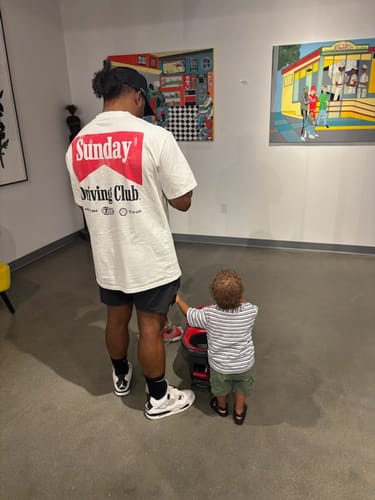 Customer photo review of SUNDAY DRIVING CLUB OVERSIZED BOX TEE