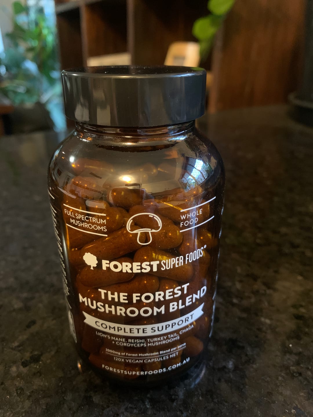 Customer photo review of Mushroom Blend Capsules