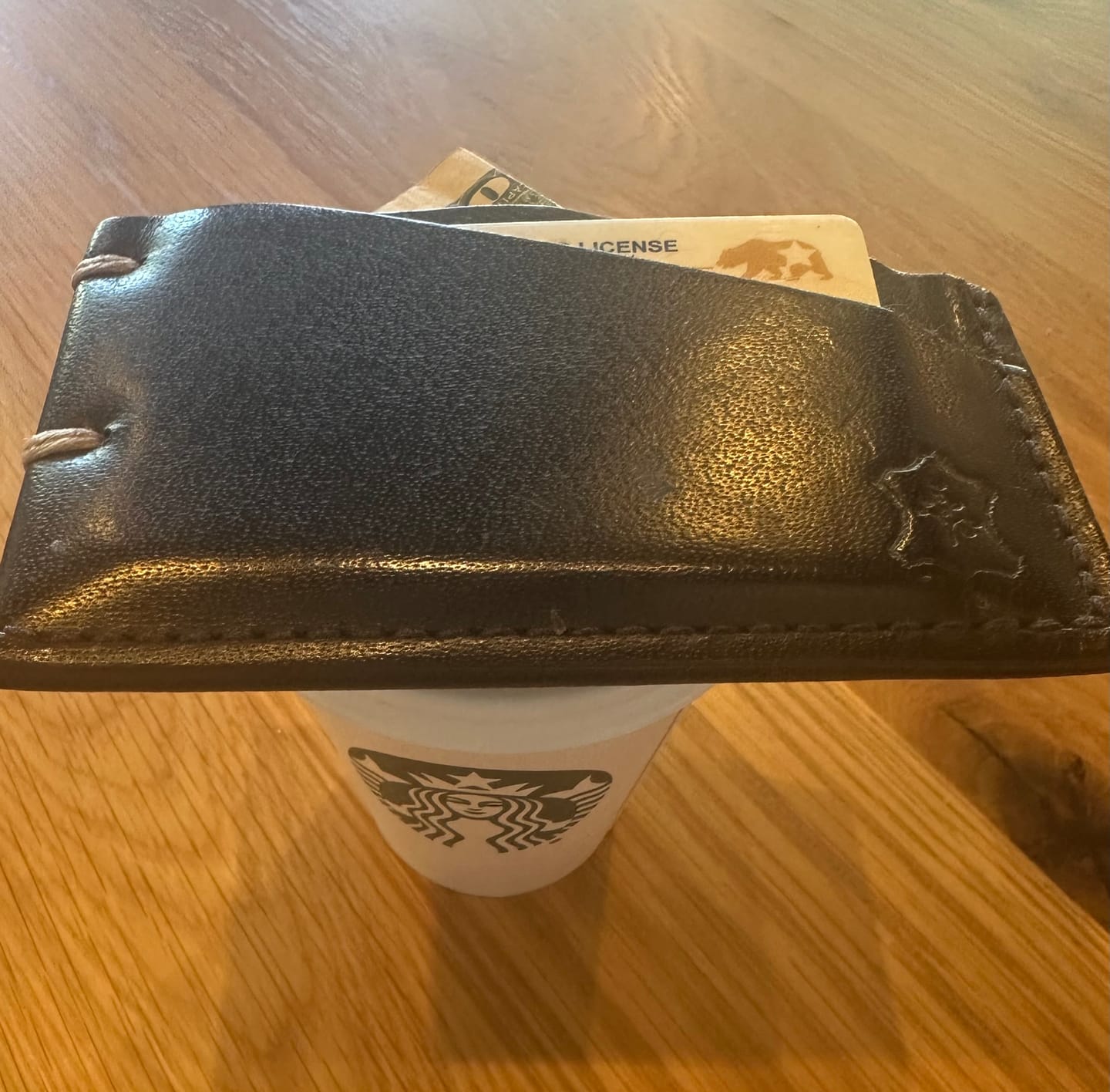 Customer photo review of Slim Cardholder