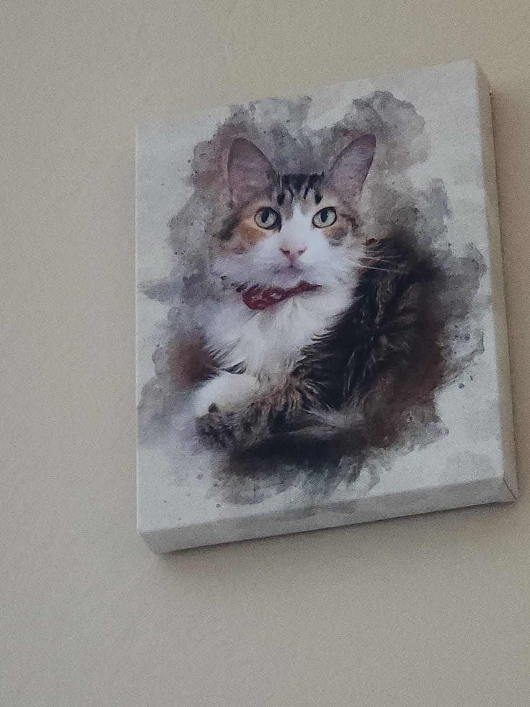 Customer photo review of Personalized Pet portrait
