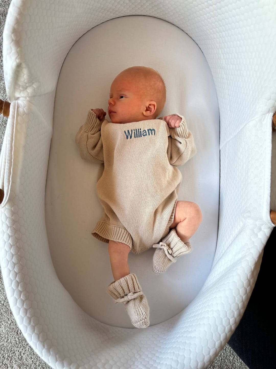 Customer photo review of Knit Romper - Oat