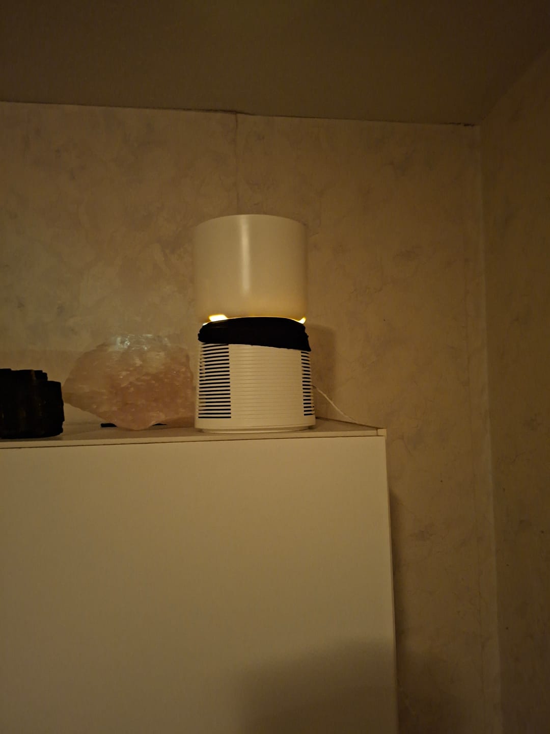 Customer photo review of Luchtreiniger voor mensen met allergieën / H13 HEPA-filter tegen stof, schimmel, pollen, stof en geurtjes / Luchtzuiveraar / Met luchtkwaliteitsindicatielamp
