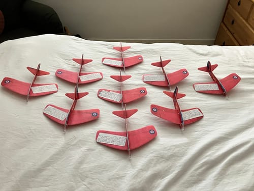 Customer photo review of Red Arrows Stunt Glider