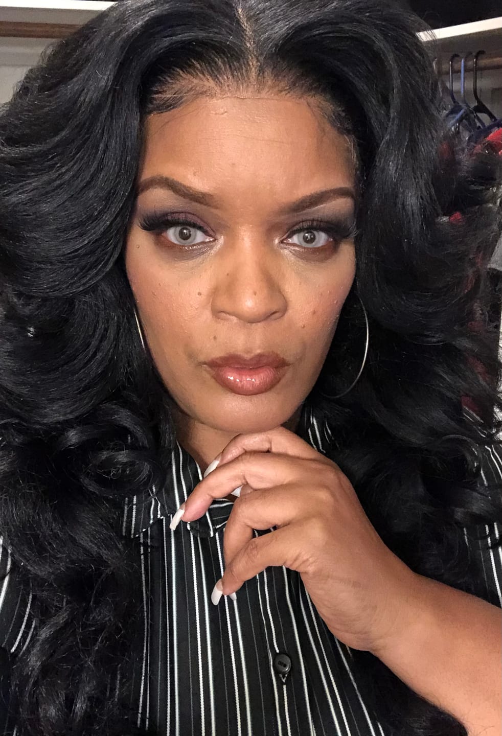 Customer photo review of Sensationnel Cloud 9 Glueless What Lace Swiss 13x6 HD Lace Front Wig - LATISHA