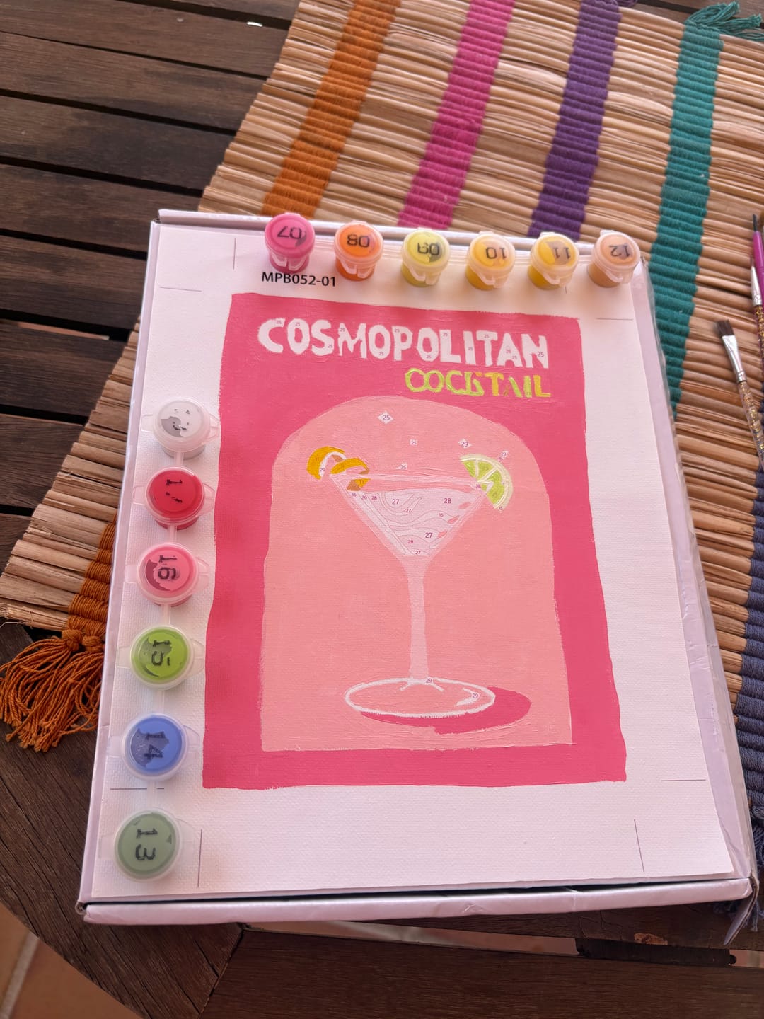 Customer photo review of 6 Mini Paintings - Colorful Cocktail Set