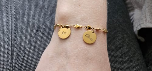 Customer photo review of Bracelet: Sona