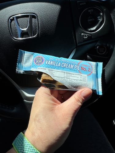 Customer photo review of HIGH PROTEIN VERSION sampler - 4 bars