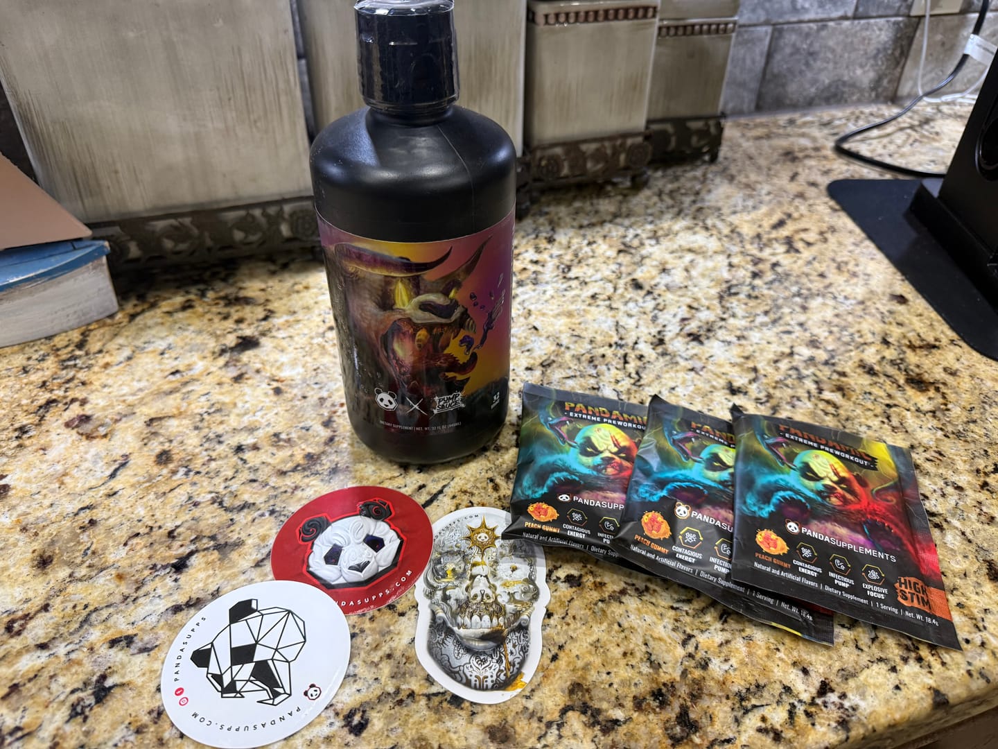 Customer photo review of Panda Supps X Pump Sauce Collaboration Liquid Pre Workout - PANDA SAUCE (Grape Lemonade)