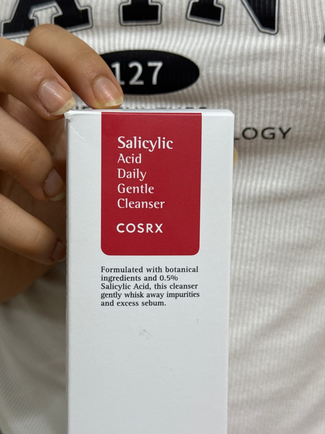 Customer photo review of غسول يومي لطيف بحمض الساليسيليك من كوسركس - 150مل