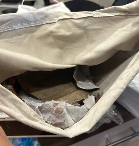Customer photo review of Caroline Bag Pecan