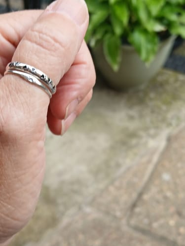 Customer photo review of Paw Print Marks Ring