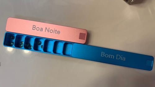 Customer photo review of Weekly AM-PM Pill Case 2.0