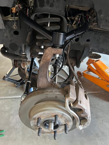 Customer photo review of 2"-4" Lifted Upper Control Arm For 2006-2022 Dodge Ram 1500 With Front Suspension Sway Bar Link KSP