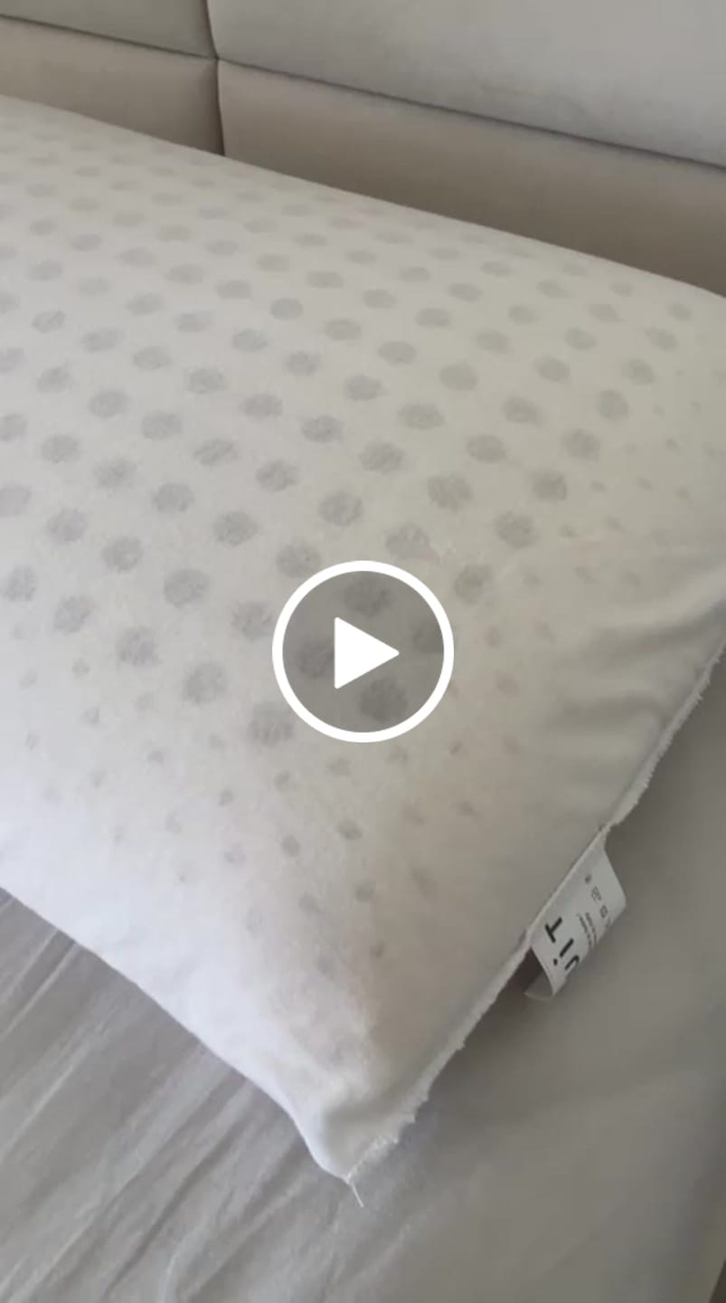 Customer video review of Pernă Silva Latex