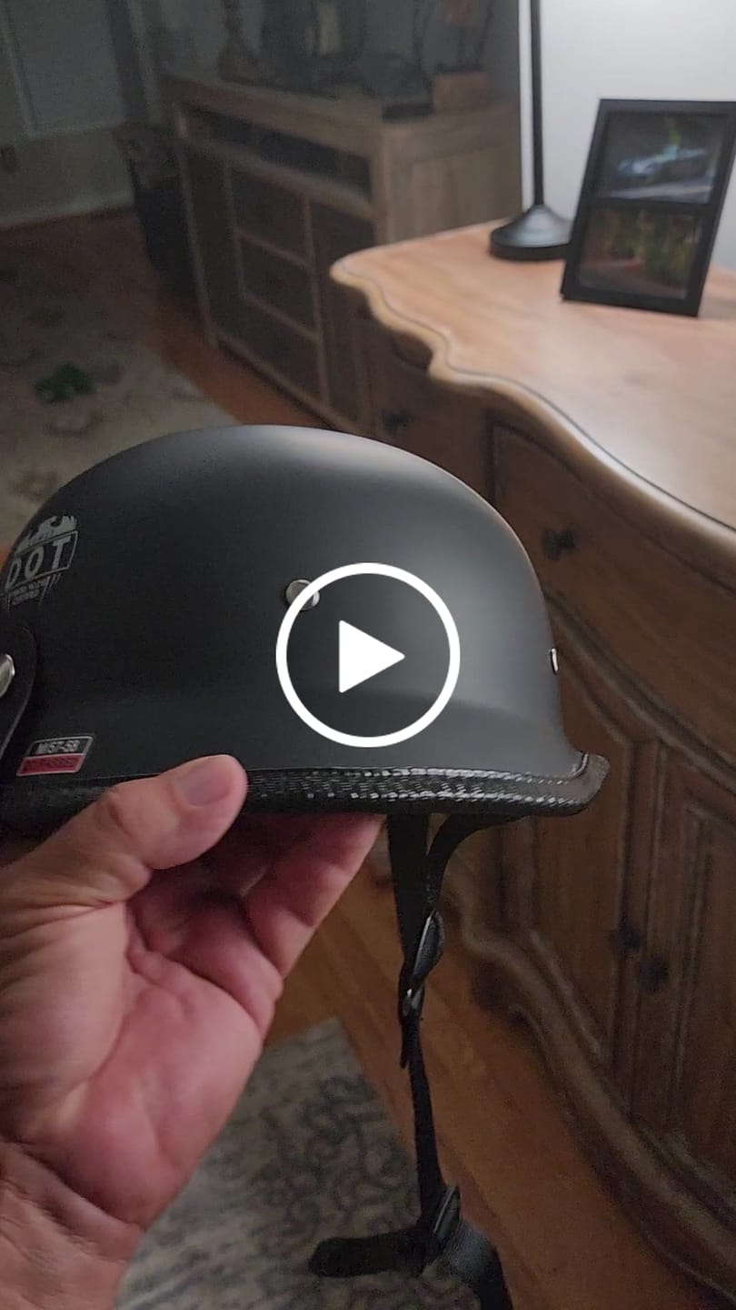 Customer video review of Lightweight Mayan DOT Germanator Helmet / Matte Black