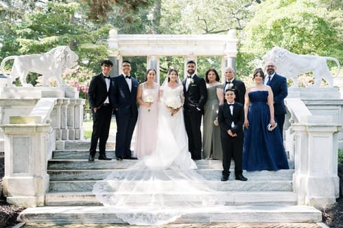 Customer photo review of Evelyn Gown in Navy by Bariano - RENTAL