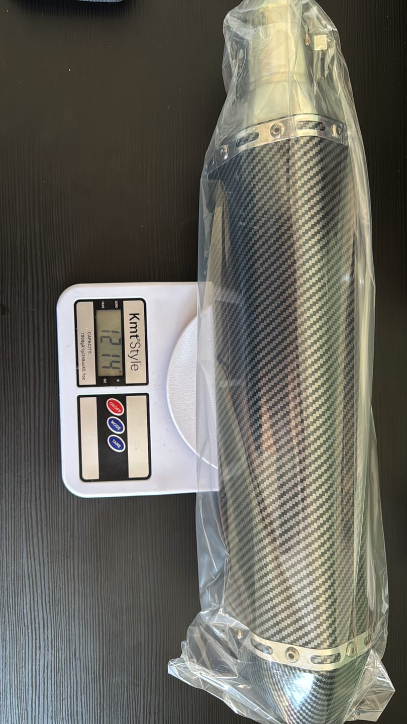Customer photo review of Tramo Final Slip-On Benelli Trk 702 X (2023-2024)