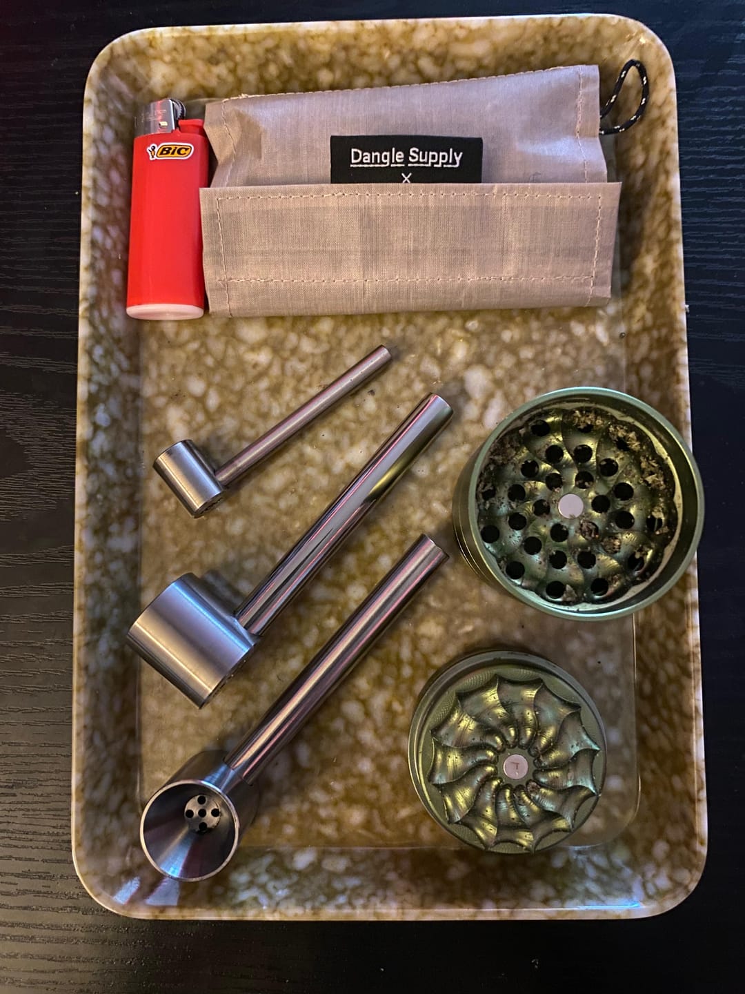 Customer photo review of Smokey Pipe – Titanium Pipe