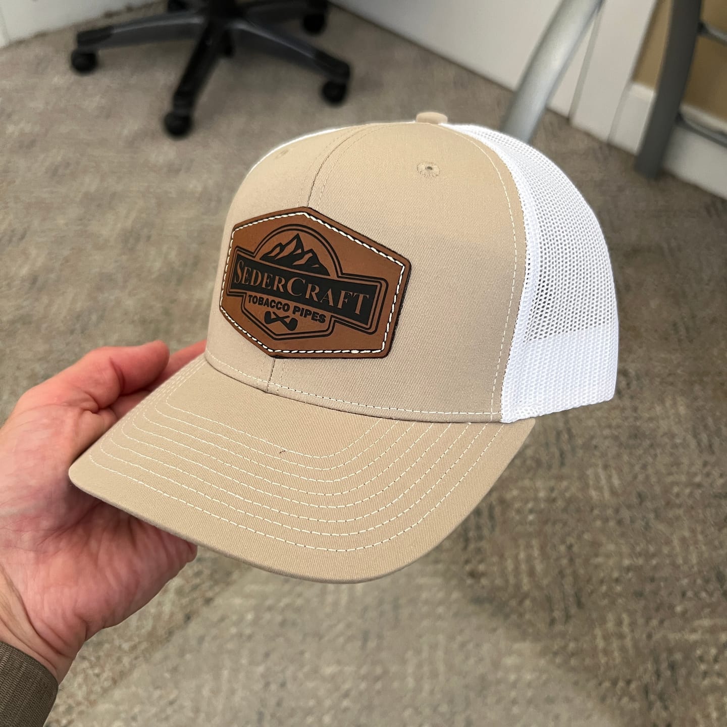 Customer photo review of Custom Trucker Hats