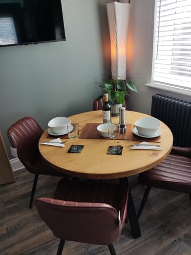 Customer photo review of Round Dining Table