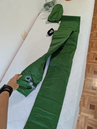 Customer photo review of Ultraleichte Isomatte ohne Kopfstütze – Ideal für jedes Abenteuer unterwegs
