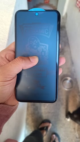 Customer photo review of Película 5D Privacidade Anti Espião para Xiaomi POCO F7 / F7 Pro / F7 Ultra