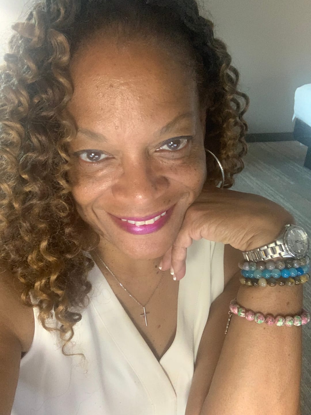 Customer photo review of Freetress Crochet Braid - BEACH CURL 12"-18"