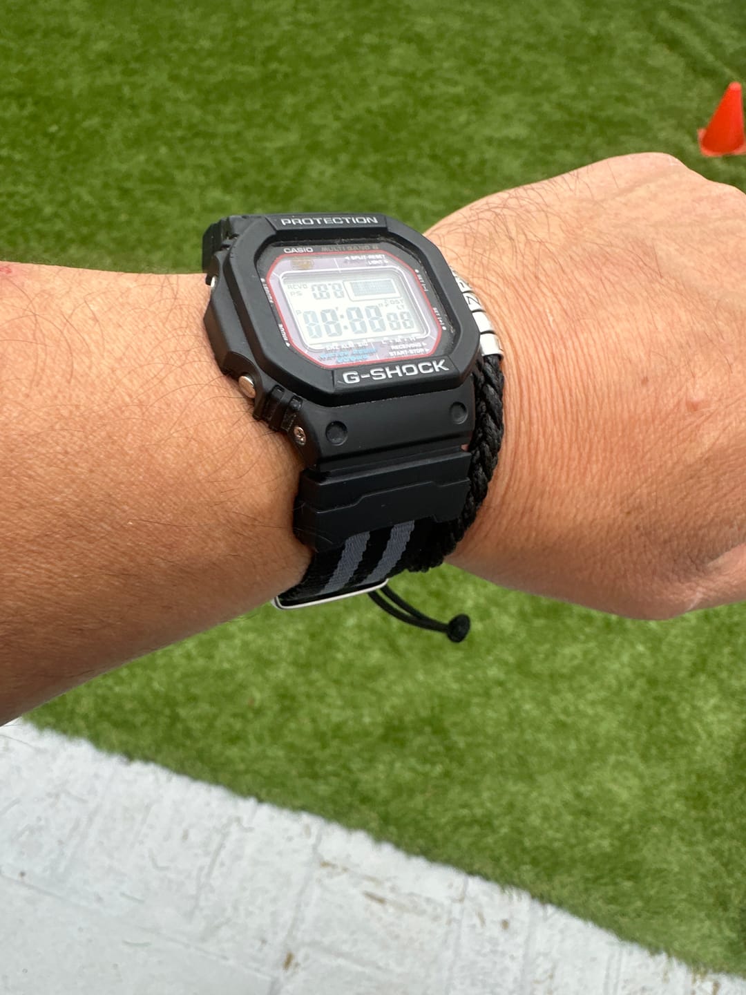 Customer photo review of Classic Military Style Strap for G-Shock Watch