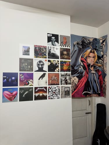 Customer photo review of PLAYLIST - ALBUM COVER PRINTS - CUSTOM WALL COLLAGE POSTERS