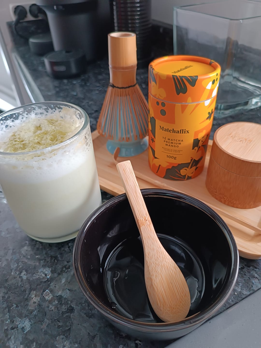 Customer photo review of Té Matcha Premium Mango