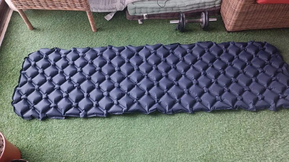 Customer photo review of Ultraleichte Isomatte ohne Kopfstütze – Ideal für jedes Abenteuer unterwegs