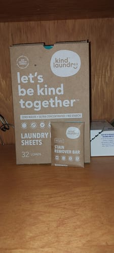 Customer photo review of Laundry Detergent Sheets