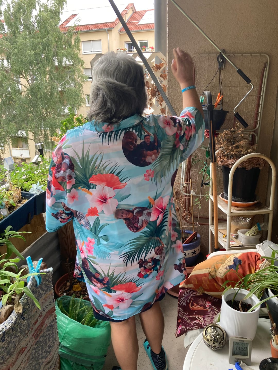 Customer photo review of Summer Vibes- Individuelles Hawaiihemd mit eigenen Fotos gestalten
