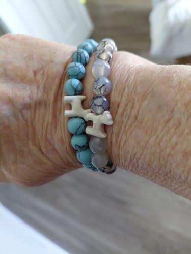 Customer photo review of STRĀ Dog Beaded Bracelet