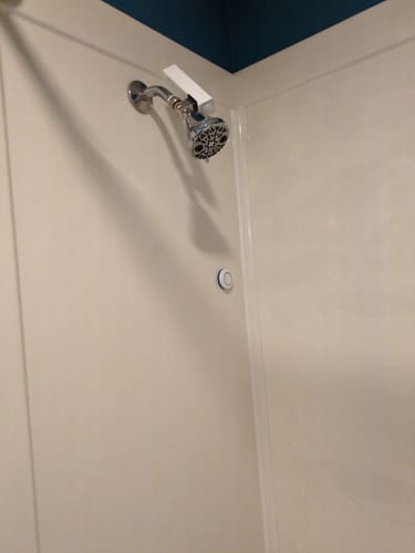 Customer photo review of The Shower Wizard - Shower Timer with Shut off Valve