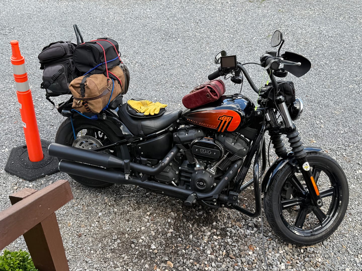 Customer photo review of tank and tail bag