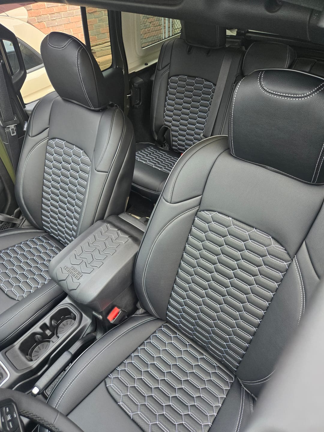 Customer photo review of 2021+ Ford Bronco 4 Door Custom Leather Seat Covers
