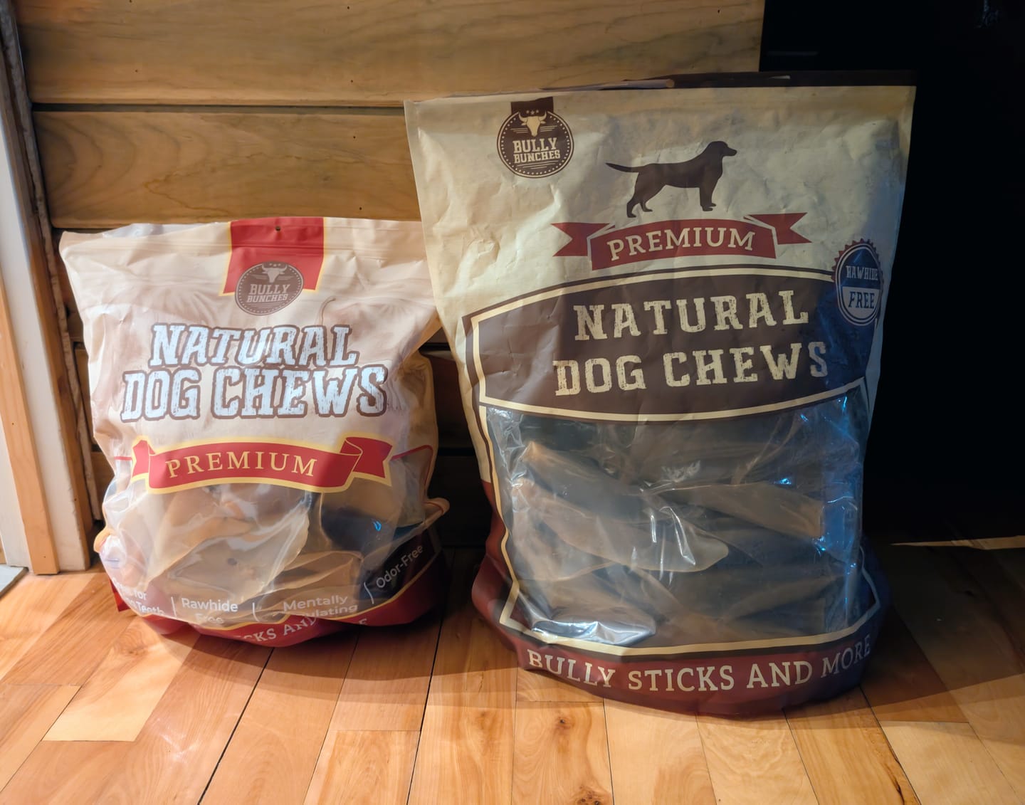 Customer photo review of Natural Cow Ear