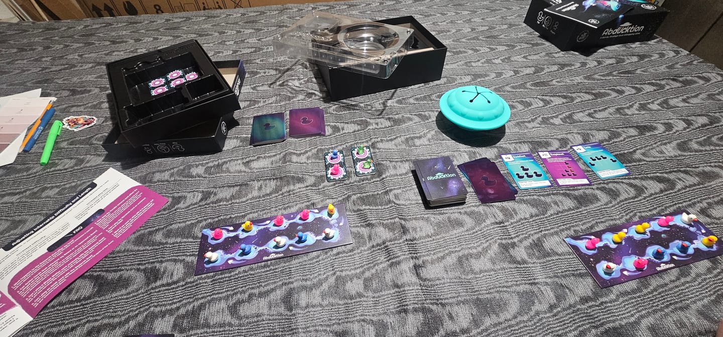 Customer photo review of Abducktion: A Weirdly Strategic Game of Duck Kidnapping