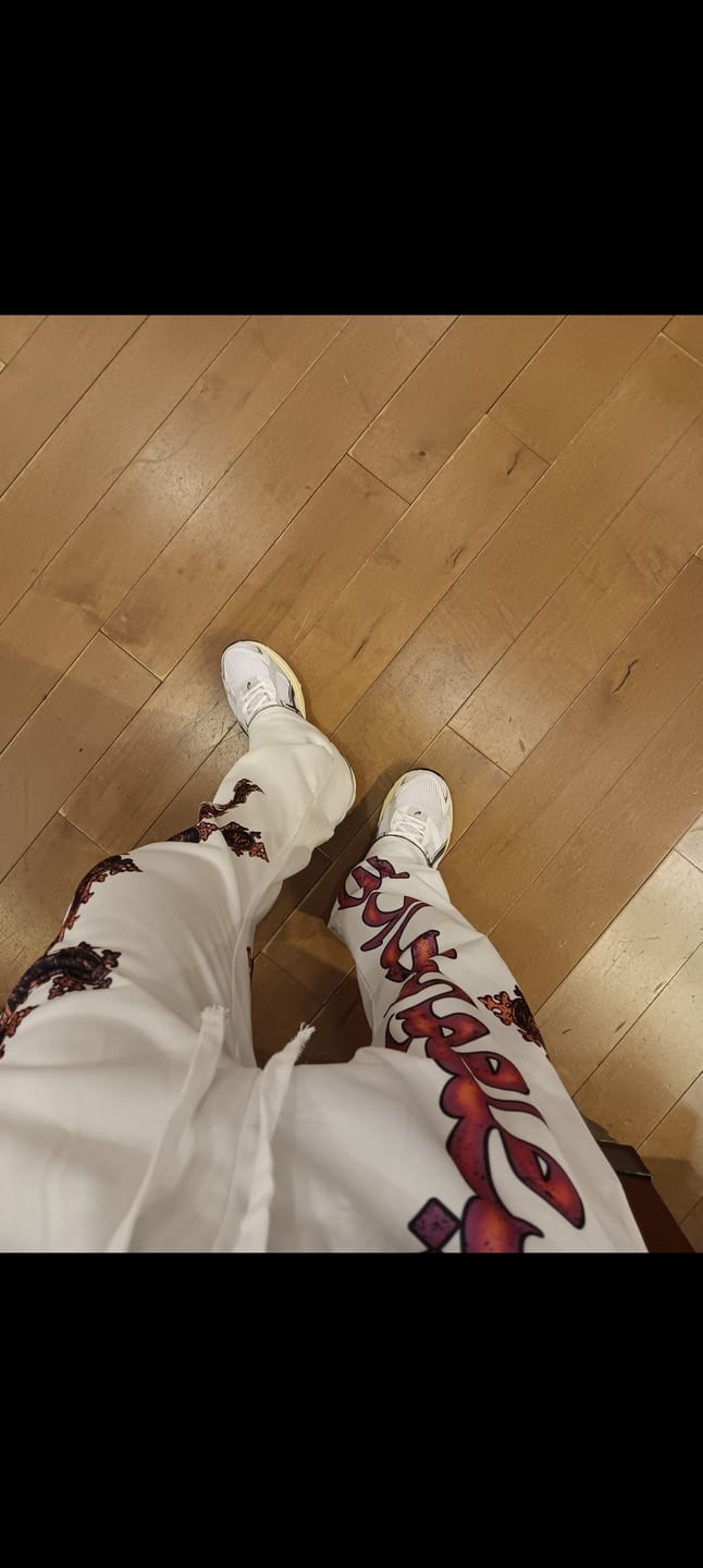 Customer photo review of Pure Saint Full Zip Hoodie & Flare Sweatpants Full Set