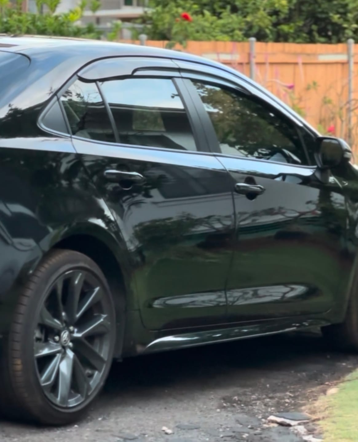 Customer photo review of 2020-Up Toyota Corolla Sedan MUGEN Style Window Visors Deflectors
