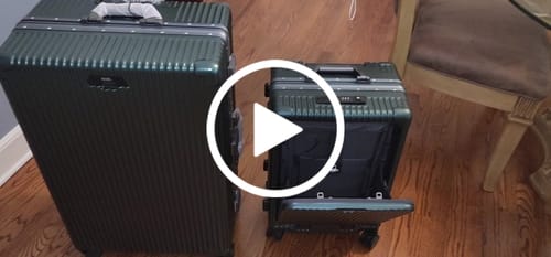 Customer video review of Carry-on + Check-in