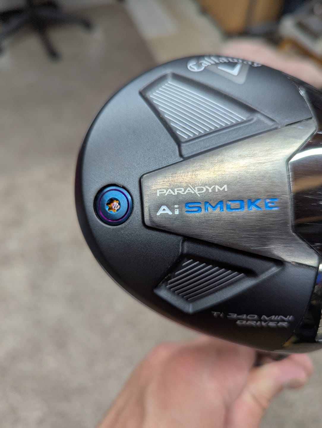 Customer photo review of Head Weight Compatible With Callaway Paradym Ai Smoke Driver